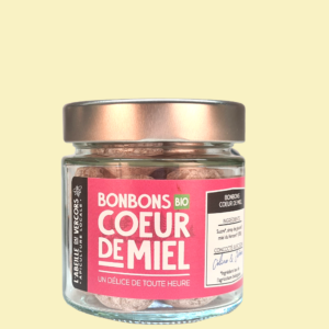 bonbons coeur de miel 30% miel BIO