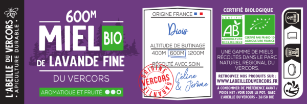 Miel de Lavande fine d'altitude BIO – Image 2